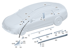 297673090064 - : Trim Strip for Mercedes-Benz Image