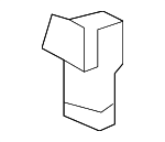 872120C040 - Body: Lower Duct for Toyota: Sequoia, Tundra Image