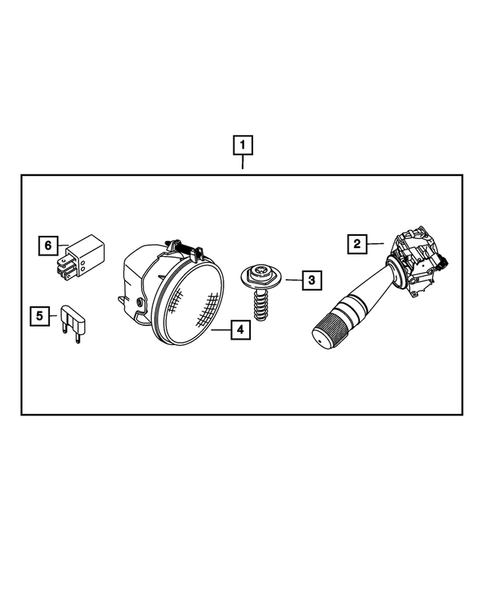 Fog Lights & Electrical for 2008 Jeep Commander #0