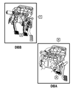 4581765AB - : PEDAL : BRAKE AND ACCELERATOR for MOPAR Image