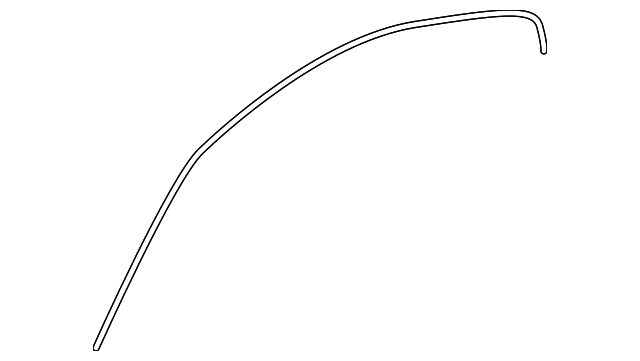 Drip Molding Seal Strip - BMW (51764417076)