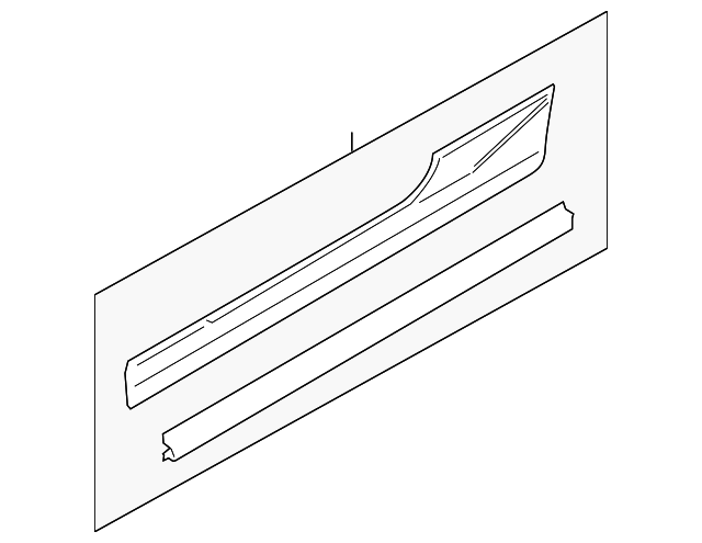 Rocker Molding - BMW (51778046660)