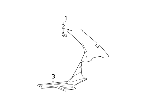 Interior Trim - Quarter Panels for 2001 Hyundai Sonata #0