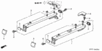 90321S3V000 - Interior/Bumper: NUT-WASHER (8MM) for Acura Image