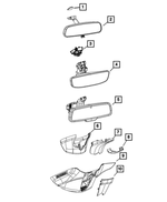 6PA22TX7AB - Glass: Mirror Cover for Mopar Image