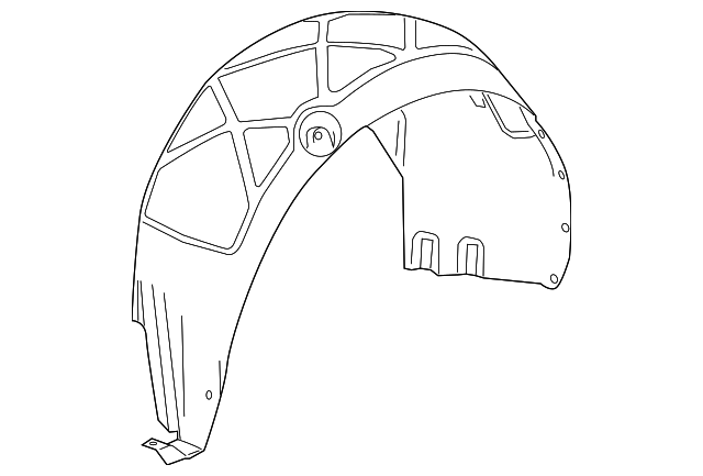2013-2016 Chevrolet Passenger Side Rear Wheelhouse Liner 22885774 ...
