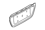 20375009819999 - Body: License Pocket for Mercedes-Benz Image