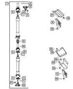 52123207AA - Rear Axle; American Axle 292 MM Single Rear Wheel; Differential and Drive Line: Drive Shaft for Mopar Image
