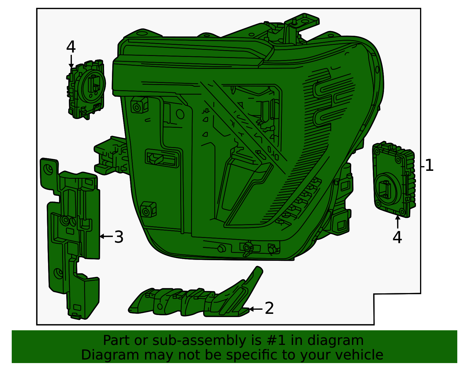 2024-2025 GMC Composite Assembly 85720421 | TascaParts.com