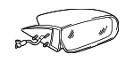 MR611882 - Body: Mirror for Mitsubishi Image