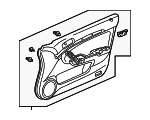 83508SECA11ZA - Body: Door Trim Panel for Acura Image