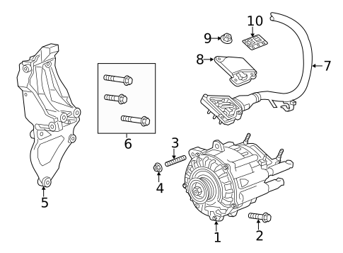 Alternator for 2016 Buick Regal #1