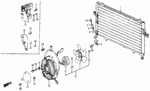 38613692000 - Body/Air Conditioning: COLLAR, MOTOR MOUNTING for Honda Image