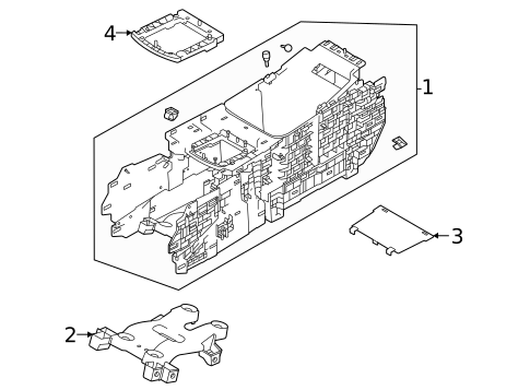 Center Console for 2022 Land Rover Discovery Sport #2