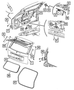 6502975 - Body Sheet Metal Except Doors: Hex Head Screw And Washer for Mopar Image
