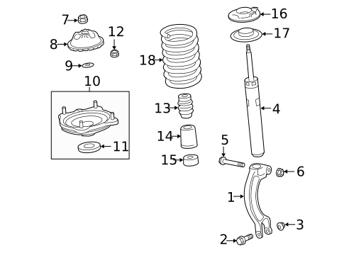 Suspension, Springs & Related Components for 2016 Audi S7 #0