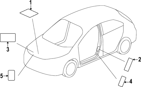 Labels for 2022 Honda Civic #0