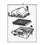 K2NA13320 - : Air Cleaner Assembly for Kia: Spectra Image