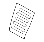 883902B000 - Body: Seat Back Heater for Hyundai Image