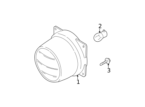 Fog Lamps for 2003 Mazda Tribute #0