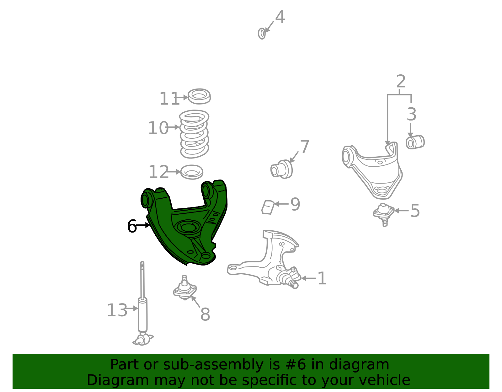 Lower Control Arm 19416897 GM | GMPartsDirect.com