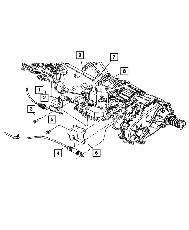 52128999AH - Automatic Transmission Multi-Speed: Transfer Case Shifter for Mopar Image image