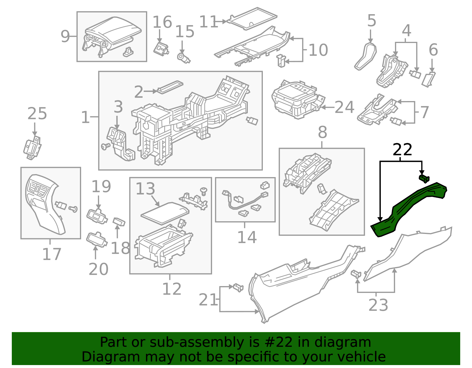83403 83403-TJB-A01ZD - High-Quality Upper Panel for 2019-2024 Acura RDX ...