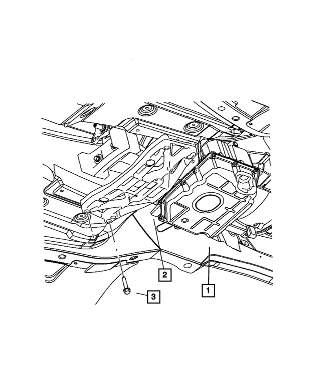 4578157AC - Engine Mounting: Transmission Crossmember for Mopar Image