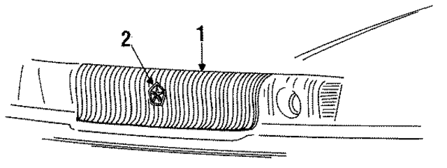 5017731AA - Body: Grille Assembly for Mopar Image