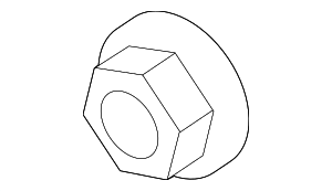 11516382 - : 2005-2011 Saab - Control Arm Nut (M14) for Saab: 9-5, 9-7x Image