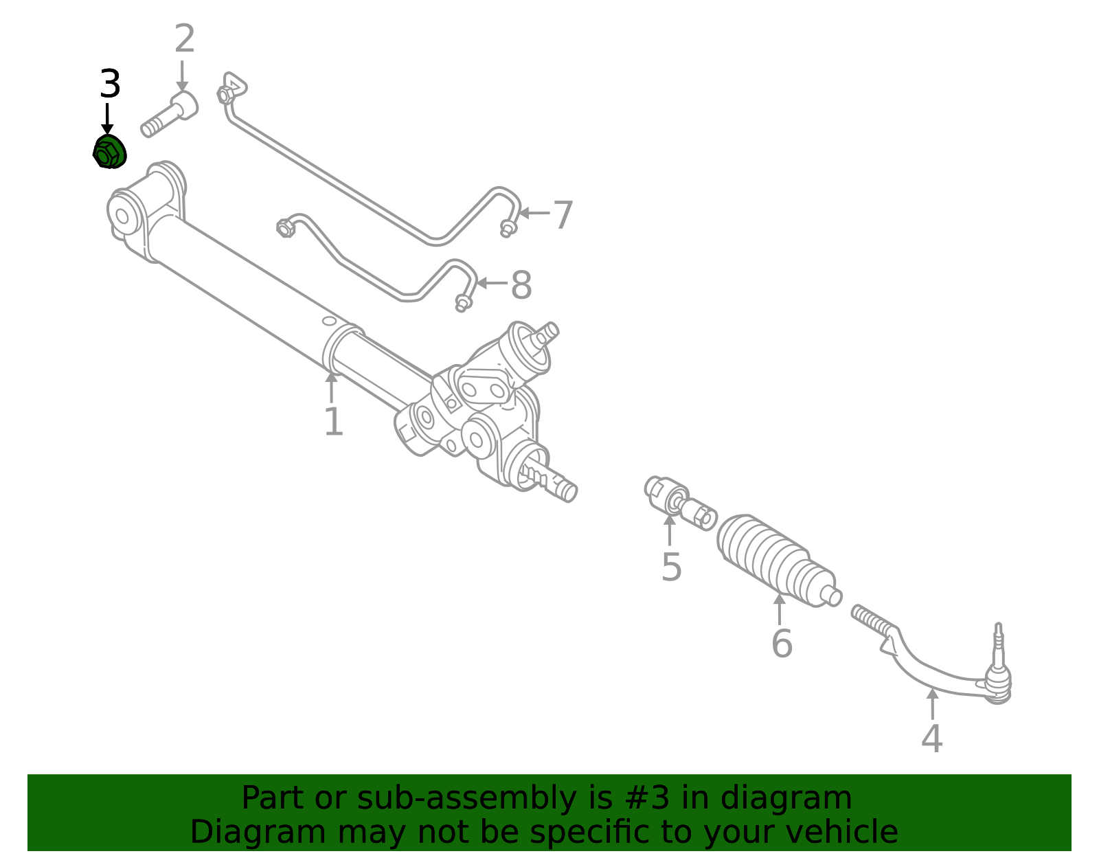 Genuine Control Arm Nut (M14) for 2005-2011 Saab | Part# 11516382 ...
