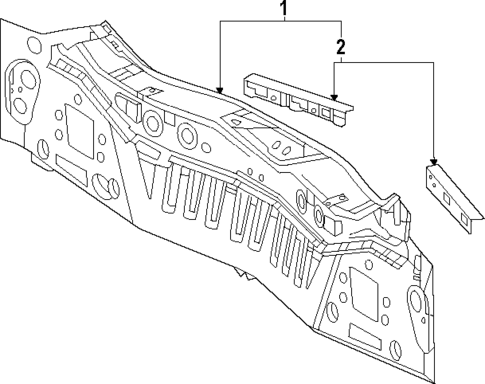 Rear Body for 2024 Lexus RZ450e #0