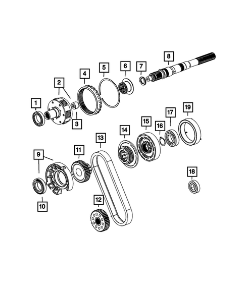 Gear Train for 2023 Ram 3500 #0