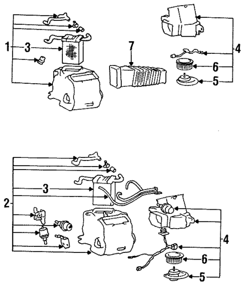 Heater Components for 1986 Dodge Conquest #0