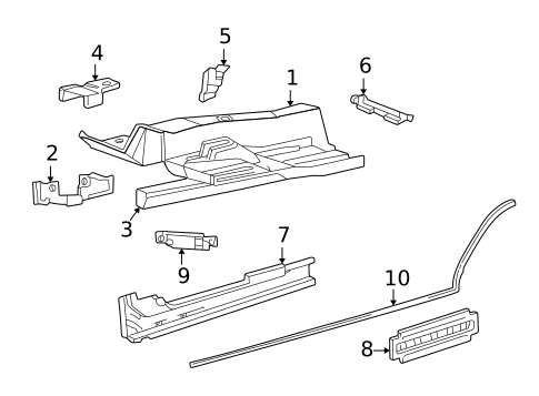 Floor for 2005 Lincoln LS #0