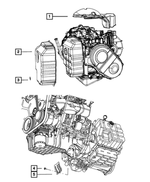 6503193 - 62TE; 6-Speed; Automatic Transaxle: Hex Head Bolt And Coned Washer for Mopar Image