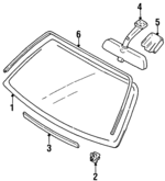 8478160A006GS - : Mirror Inside Cover for Suzuki Image