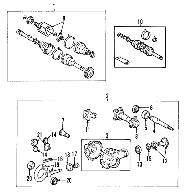 9031141009 - : Differential Pinion Seal (Front, Rear) for Toyota Image