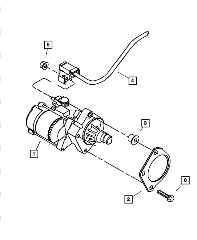 4609346AB - Electrical: Starter for Mopar Image