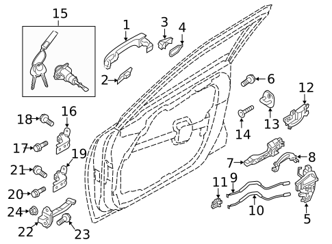 Front Door for 2018 Kia Optima #2