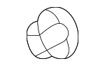 MB906064 - HVAC: A/C Condenser Fan Blade Nut for Mopar Image