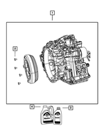 R8000750AC - CVT2; Variable Speed; Automatic Transaxle: With Torque Converter Transaxle Package for Mopar Image