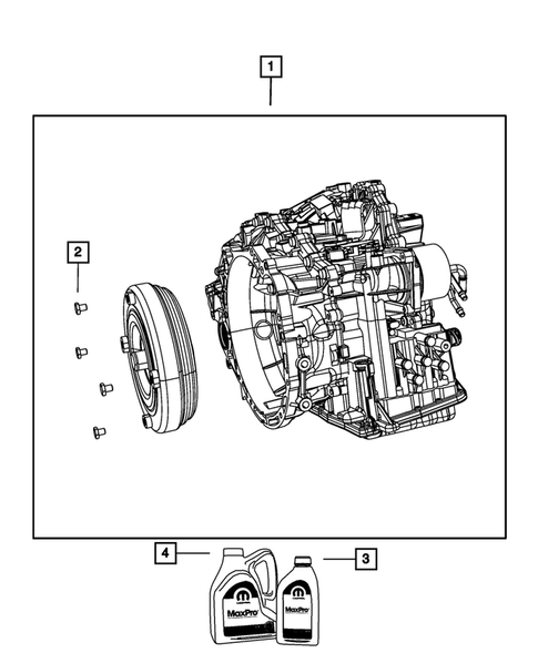 Automatic Transmission / Transaxle and Torque Converter for 2009 Jeep Compass #1