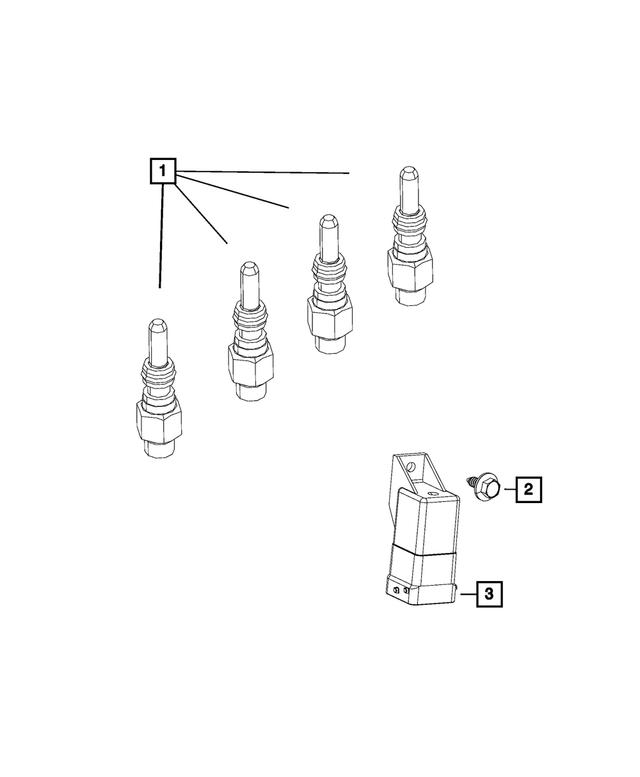68576776AA - Electrical: Glow Plug for Mopar Image