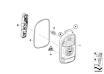 63212754530 - Lighting: Rear Light in the Side Panel,White Right for Mini Image