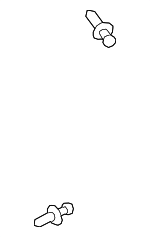 8J8827439D - Body: Ball Stud for Audi: A4 allroad, Q7, SQ7, TT Quattro, TT RS Quattro, TTS Quattro Image