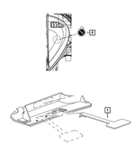 4680610AA - Labels: Air Bag Warning Label for Mopar Image