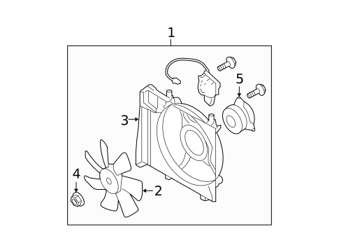Condenser Fan for 2005 Subaru Outback #0