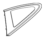 992845297AL03C - Body: Quarter Glass for Porsche Image