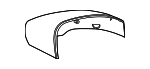 LR035091 - Body: Mirror Cover for Land Rover: Discovery, LR4, Range Rover, Range Rover Sport Image